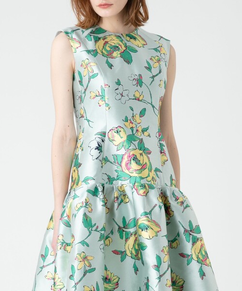 「LOULOU WILLOUGHBY」 ノースリーブワンピース 2 ミント レディース_画像6
