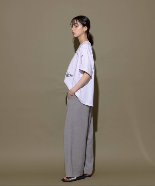 「Eimee Law」 半袖Tシャツ 38 オフホワイト レディース_画像3