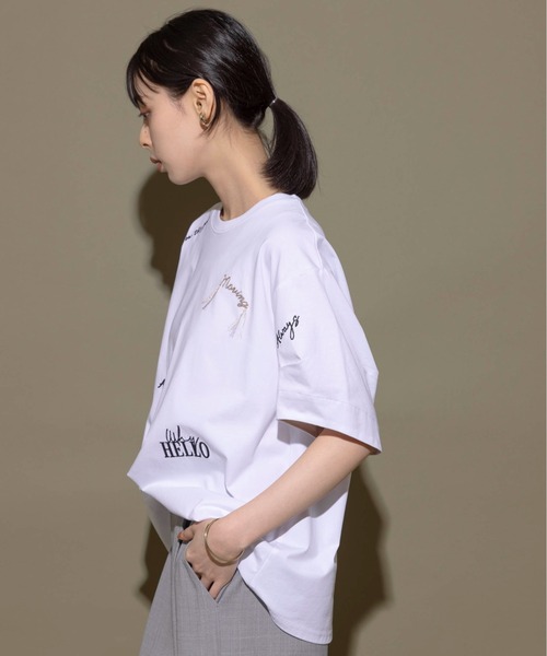 「Eimee Law」 半袖Tシャツ 38 オフホワイト レディース_画像8