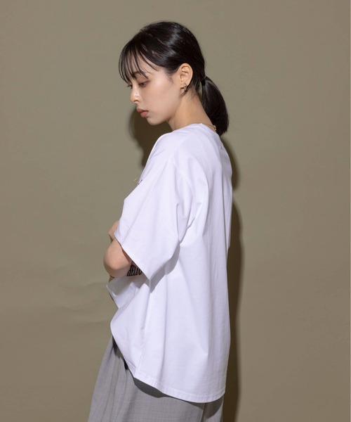 「Eimee Law」 半袖Tシャツ 38 オフホワイト レディース_画像9