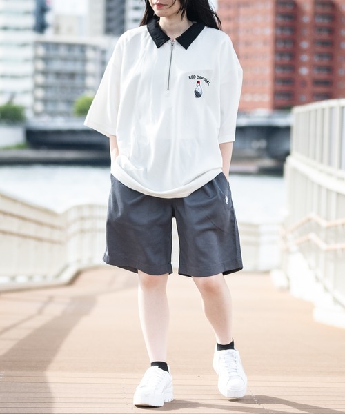 「Red Cap Girl」 半袖Tシャツ LARGE ホワイト メンズ_画像5