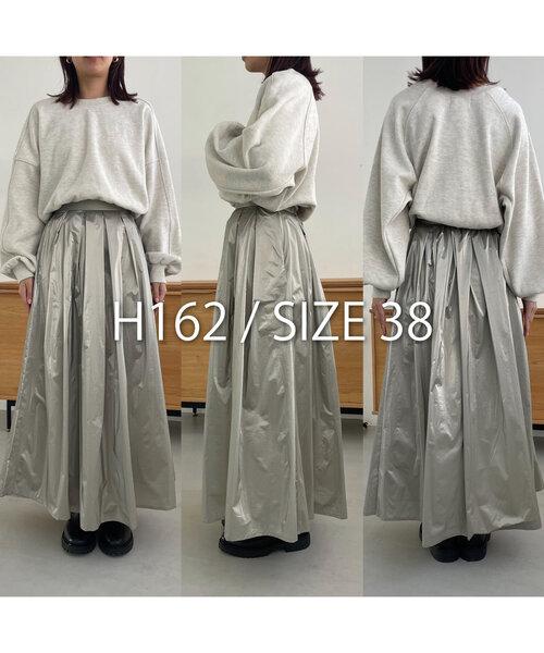 「CAPRICIEUX LE'MAGE」 ロングスカート 38 グレー レディース_画像4