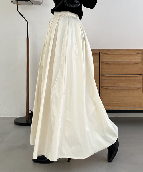 「CAPRICIEUX LE'MAGE」 ロングスカート 38 グレー レディース_画像7