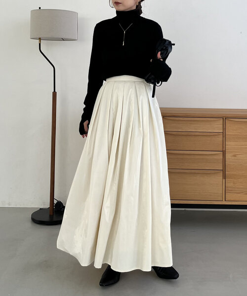 「CAPRICIEUX LE'MAGE」 ロングスカート 38 グレー レディース_画像9