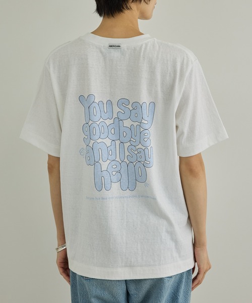 AMERICANA（アメリカーナ） tシャツ 半袖 「Americana（アメリカーナ