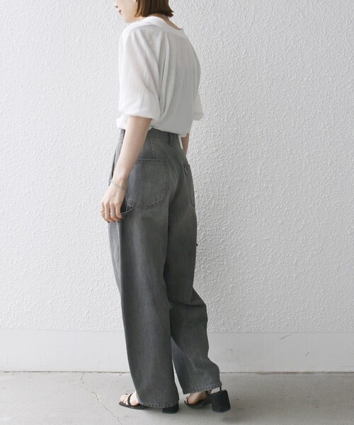 「SHIPS any」 デニムパンツ 36 ブルー レディース_画像3