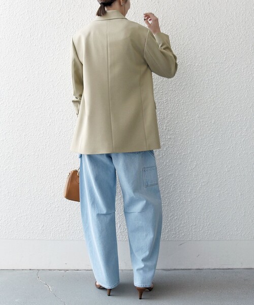 「SHIPS any」 デニムパンツ 36 ブルー レディース_画像9