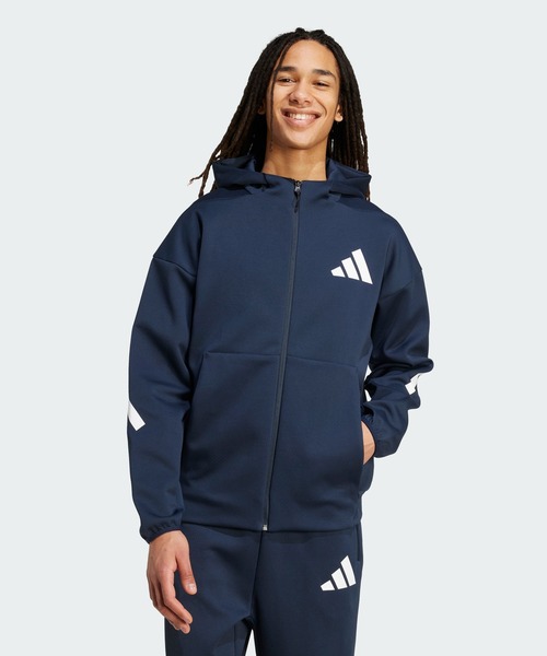 adidas（アディダス） パーカー Z.N.E. フルジップ フード付きトラック