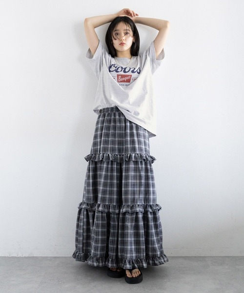 「GOOD ROCK SPEED」 半袖Tシャツ「liteコラボ」 FREE ネイビー レディース_画像6