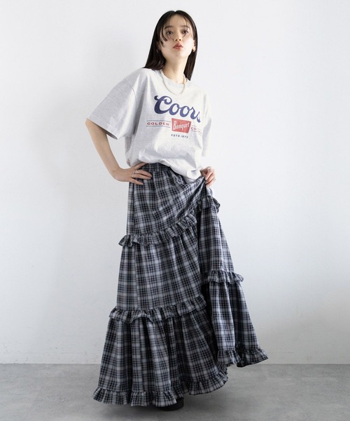 「GOOD ROCK SPEED」 半袖Tシャツ「liteコラボ」 FREE ネイビー レディース_画像8