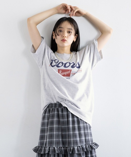 「GOOD ROCK SPEED」 半袖Tシャツ「liteコラボ」 FREE ネイビー レディース_画像9