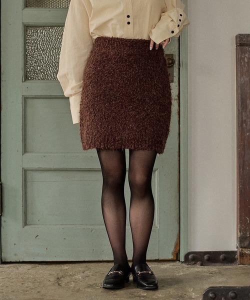 セットアップ glitter melange knit set up / グリッターメランジニットセットアップ レディース | mideal | 14