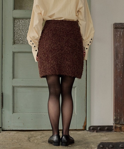 セットアップ glitter melange knit set up / グリッターメランジニットセットアップ レディース | mideal | 16