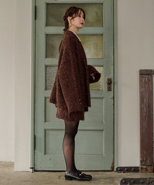 セットアップ glitter melange knit set up / グリッターメランジニットセットアップ レディース | mideal | 11