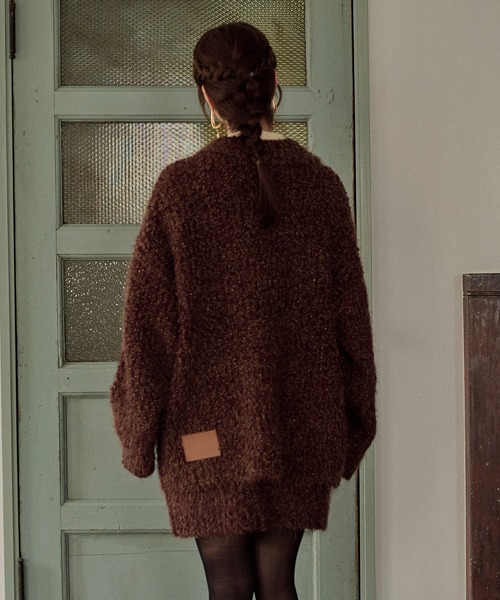 セットアップ glitter melange knit set up / グリッターメランジニットセットアップ レディース | mideal | 09