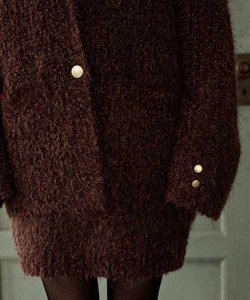 セットアップ glitter melange knit set up / グリッターメランジニットセットアップ レディース | mideal | 20