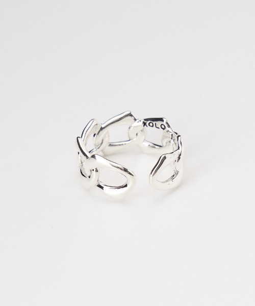 XOLOjewelryリング シルバー925 XOLO 指輪 リング 「XOLO JEWELRY/ショロジュエリー」 EDGE CHAIN