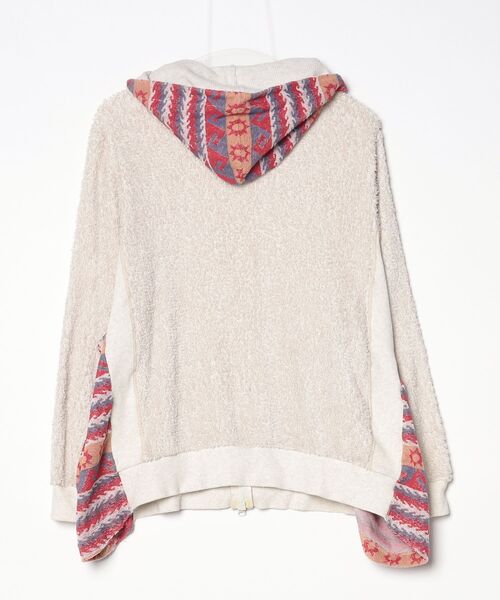 「ALDIES」 ジップアップパーカー SMALL ホワイト メンズ_画像2