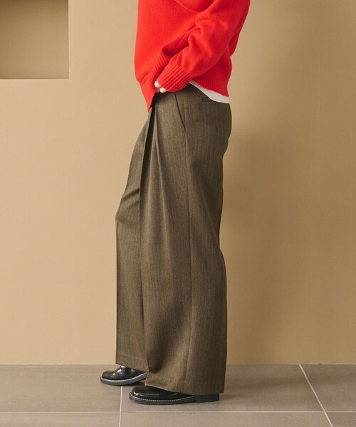 BEAUTY＆YOUTH UNITED ARROWS ワイドパンツ パンツ ツイードライク