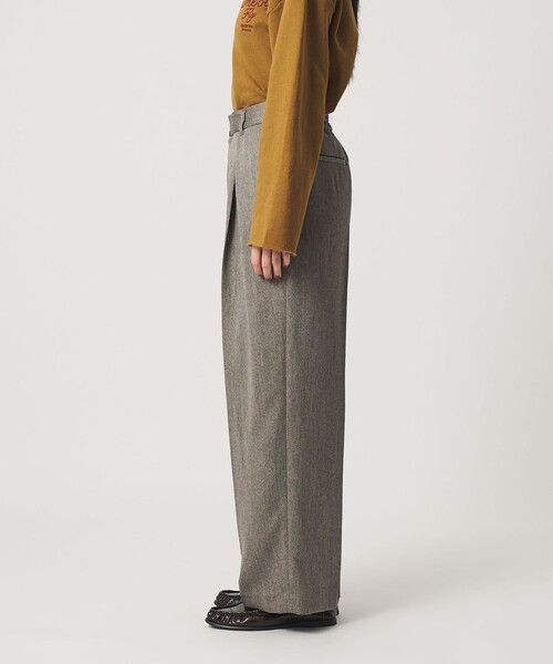 UNITED ARROWS ユナイテッドアローズ　ツイード パンツ BEAUTY＆YOUTH UNITED ARROWS ワイドパンツ パンツ ツイードライク