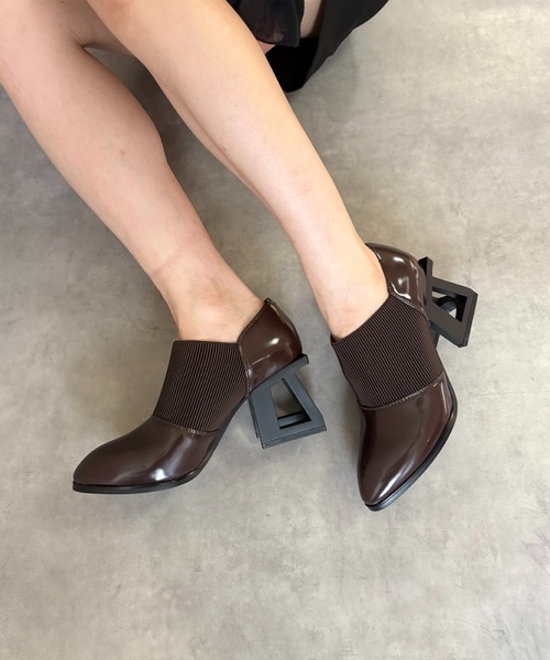 Jeffrey Campbell（ジェフリーキャンベル） ブーツ スクエアヒールゴア