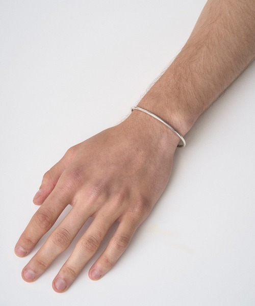 バングル BANGLE - FLAT - SILVER メンズ レディースの画像