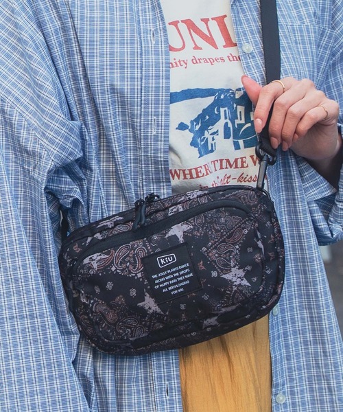 KiU（キウ） ショルダーバッグ バッグ 300D フロントポケット 2wayミニ