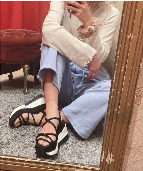 ラスト1！　R&E　即完売　厚底　スポーティー　サンダル　おすすめ！ SANDAL サンダル｜R&E REZOY OFFICIAL STORE