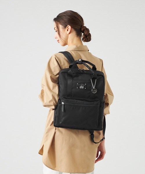 海外並行輸入正規品 LA BAGAGERIE デイバック リュック 10ポケット持ち手付き バッグ