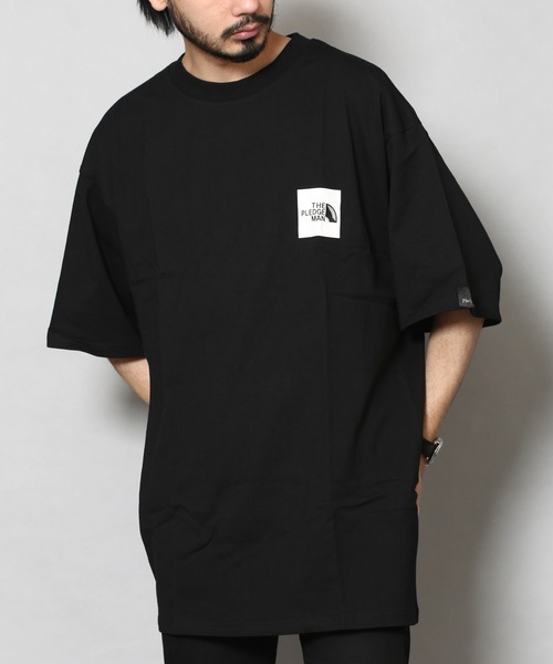 Pledge（プレッジ） tシャツ pledge/空紡糸天竺プリントクルーネックT