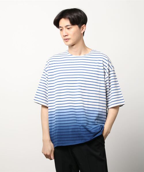 Many men, many minds. tシャツ men mind/グラデーション