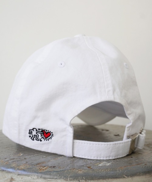 Keith Haring（キース ヘリング） キャップ 帽子 「 」 刺繍 プリント