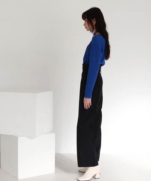 tシャツ wrincle boucle string pull(リンクルブークレストリングプルオーバー) レディース tシャツ wrincle boucle string pull(リンクルブークレ