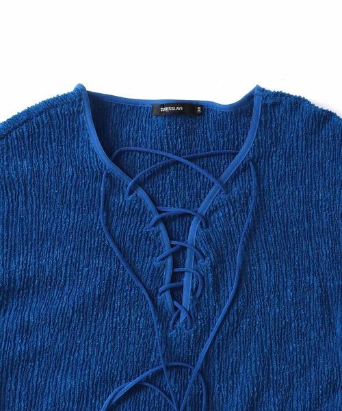 tシャツ wrincle boucle string pull(リンクルブークレストリングプルオーバー) レディース tシャツ wrincle boucle string pull(リンクルブークレ