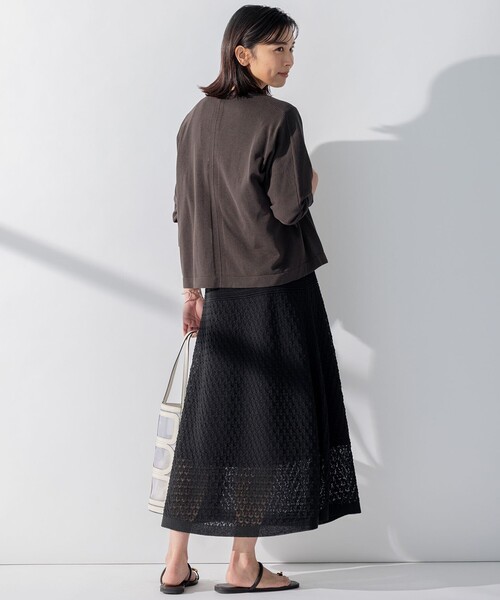 カーディガン 【蛯原友里さん着用/洗える】シアー カーディガン カーディガン 蛯原友里さん着用/洗える シアー