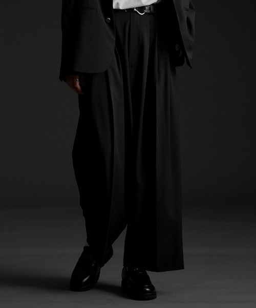 CIASENSE パンツ High Count 3 Tuck Wide Pants/ハイカウント3タック