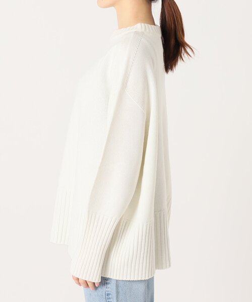 美品▲スピックアンドスパン ロングリブプルオーバー ニット 日本製 ピンク 美品⭐️スピックアンドスパン ロングリブプルオーバー ニット ピンク