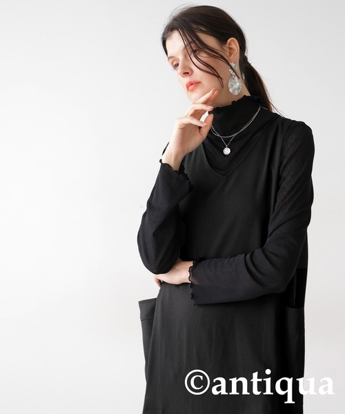 antiqua ワンピース ノースリーブワンピース : ZOZOTOWN Yahoo
