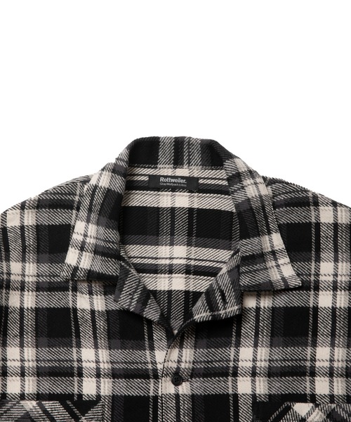 ROTTWEILER シャツ R9 CHECK OPENCOLLAR SHIRT メンズ : ZOZOTOWN
