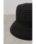 キャップ 帽子 シアーボーダーバケットハット ...の詳細画像2