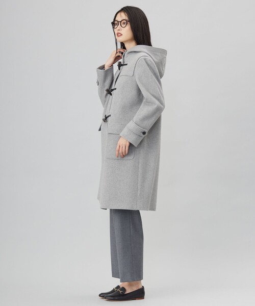 ダッフルコート コート Jackal 140sソフトメルトン レディース