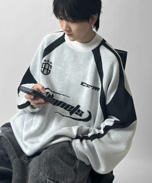 【ホワイト】14Gホースビットチェックジャガードプルオーバーニット (MENS) 楽天市場】【SALE／30%OFF】チェックジャカードニット【洗濯機OK】 THE