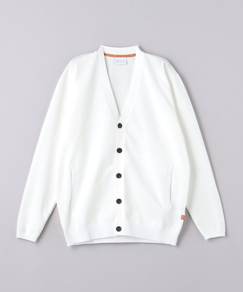 メンズ　UNITED ARROWS ホワイトVネックカーディガン アウトレットのカーディガン / ボレロ（ホワイト）の商品一覧