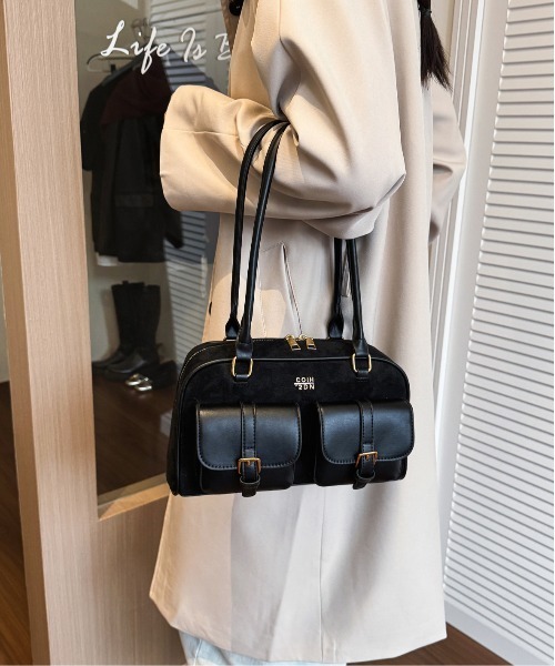 FREE STYLISTS ショルダーバッグ バッグ Y2K マルチポケットショルダー