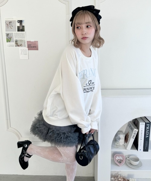 美品　ルネスカート36 パニエ付き Loueme スカート ボリュームチュールパニエスカート : ZOZOTOWN