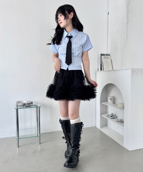 Loueme スカート ボリュームチュールパニエスカート : ZOZOTOWN