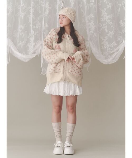 メリージェニー　petit flower 　バルーンスカート・2wayスリーブ merry jenny（メリージェニー）の「petit flowerバルーン