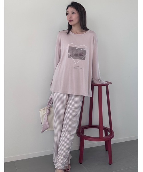SNIDEL HOME パジャマ ルームウェア CAT Tシャツ レディース