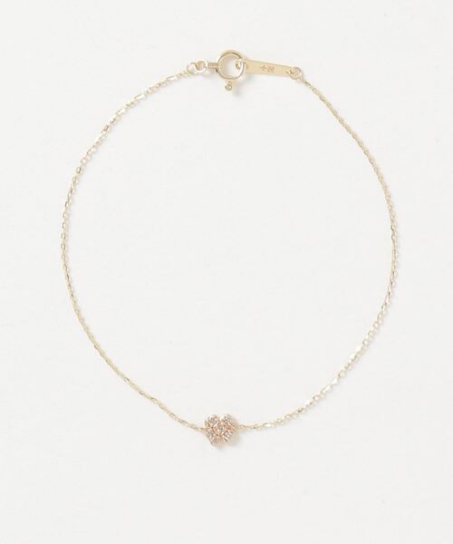ブレスレット 「Tiny Motif」K10ダイヤモンドブレスレット(0.03ct) レディースの画像
