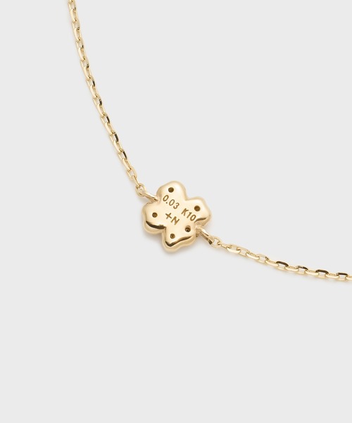 ブレスレット 「Tiny Motif」K10ダイヤモンドブレスレット(0.03ct) レディースの画像